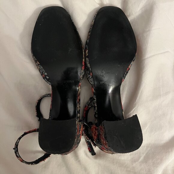 L'Intervalle Floral Tapestry Heels - Picture 3 of 5